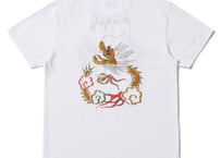 テーラー東洋 TAILOR TOYO SUKA T-SHIRT EMBROIDERED“GOLD DRAGON” スカジャン ホワイト