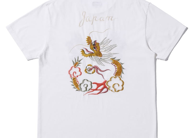 テーラー東洋 TAILOR TOYO SUKA T-SHIRT EMBROIDERED“GOL