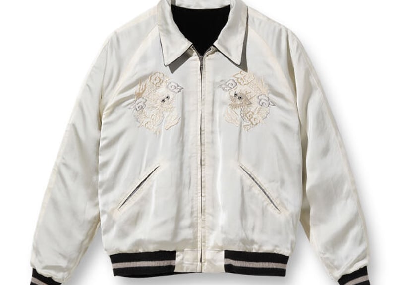港商スカジャン Velveteen × Acetate Souvenir Jacket “K 港商スカジャン Velveteen × Acetate Souvenir Jacket “K