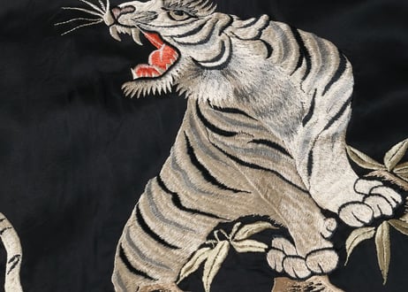 テーラー東洋 港商  限定Acetate Souvenir Jacket KOSHO & CO. Special Edition “WHITE TIGER” × “JAPAN MAP”