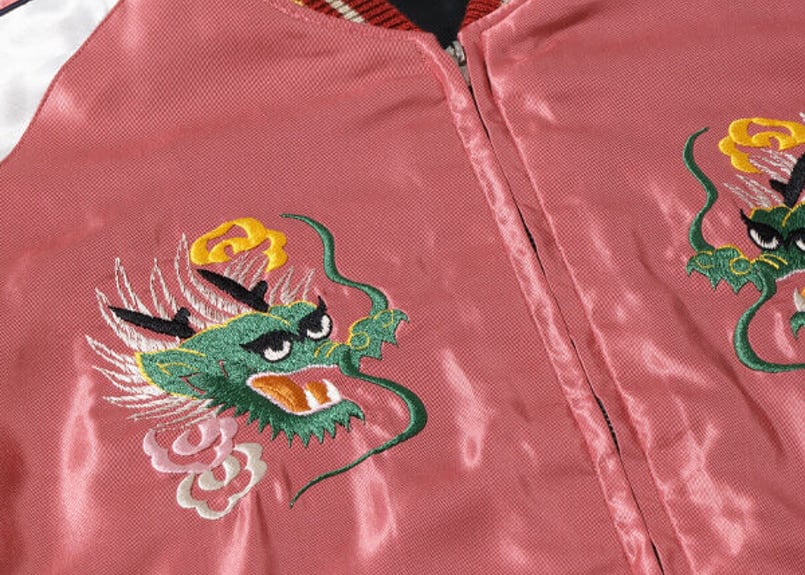 テーラー東洋スカジャン ACETATE SOUVENIR JACKET “JAPAN MAP
