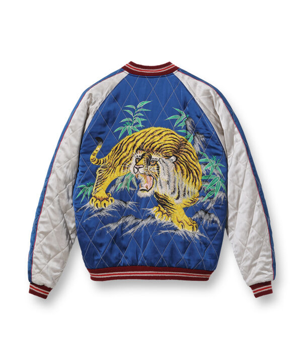 港商 スペシャル スカジャン 50年代 復刻 東洋 港商スカジャン Early 1950s Style Acetate × Quilt Souvenir Jacket