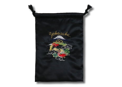 MIKASAオリジナル スカジャン巾着　日本製 Original Drawstring bag Made in JAPAN