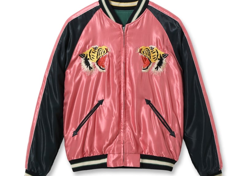 テーラー東洋スカジャン ACETATE SOUVENIR JACKET“EAGLE & TI