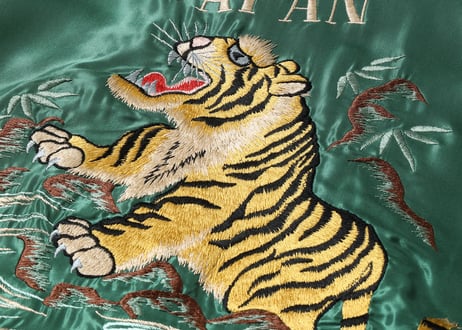 テーラー東洋スカジャン  ACETATE SOUVENIR JACKET“DRAGON × TIGER” × “EAGLE”
