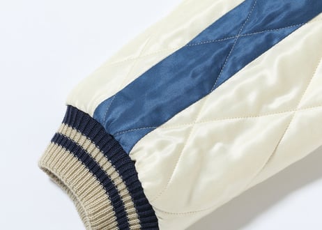 テーラー東洋スカジャン 別珍(べっちん) Velveteen Souvenir Jacket “WHITE DRAGON” × “BLACK EAGLE”