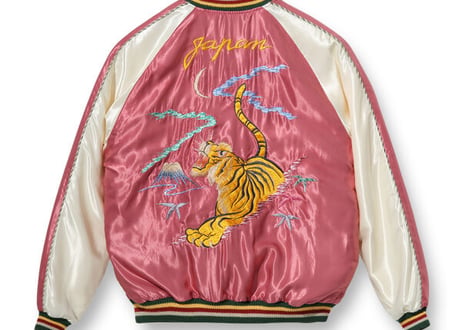 TAILOR TOYO テーラー東洋 ACETATE SOUVENIR JACKET “ROARING TIGER” × “JAPAN MAP”