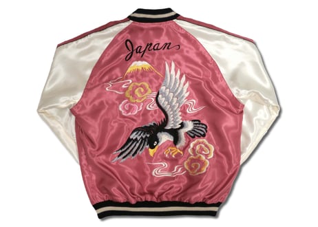 TAILOR TOYO テーラー東洋 ACETATE SOUVENIR JACKET "JAPAN MAP & BLACK EAGLE"
