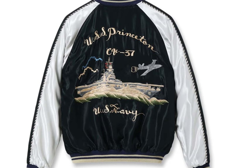テーラー東洋スカジャン Acetate Souvenir Jacket “USS PRINCE