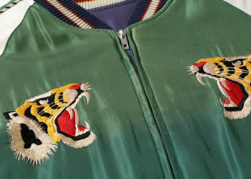 テーラー東洋スカジャン Acetate Souvenir Jacket “TIGER HEAD