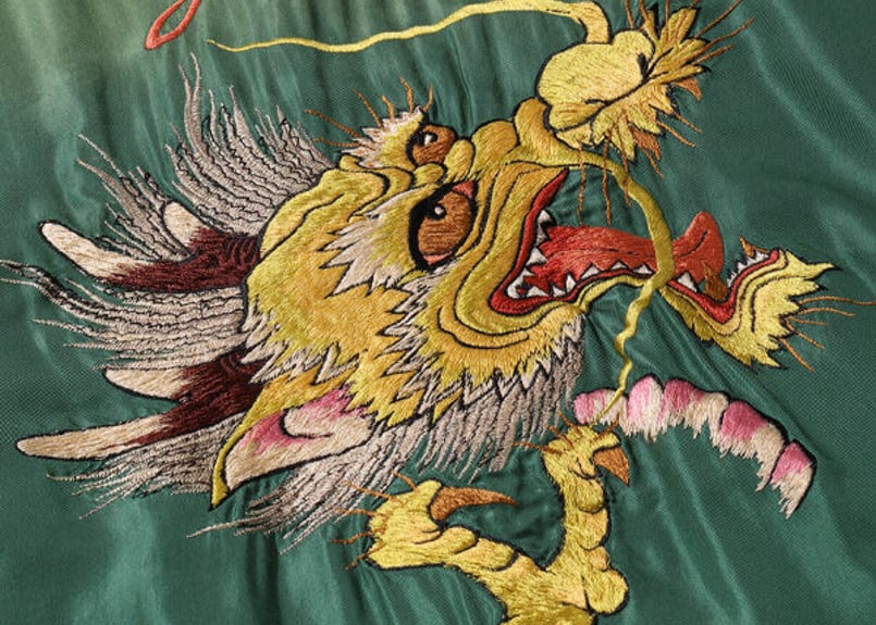 テーラー東洋スカジャン Acetate Souvenir Jacket“DRAGON HEAD テーラー東洋スカジャン Acetate Souvenir Jacket“DRAGON HEAD