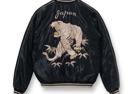 テーラー東洋スカジャン  ACETATE SOUVENIR JACKET “DUELLING DRAGONS”×“WHITE TIGER”