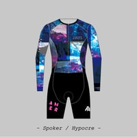 - B/WIND -  [Spoker / Hypocre] semiseparate Long-s-suit  [ Men / Women ][BLUE&PINK]