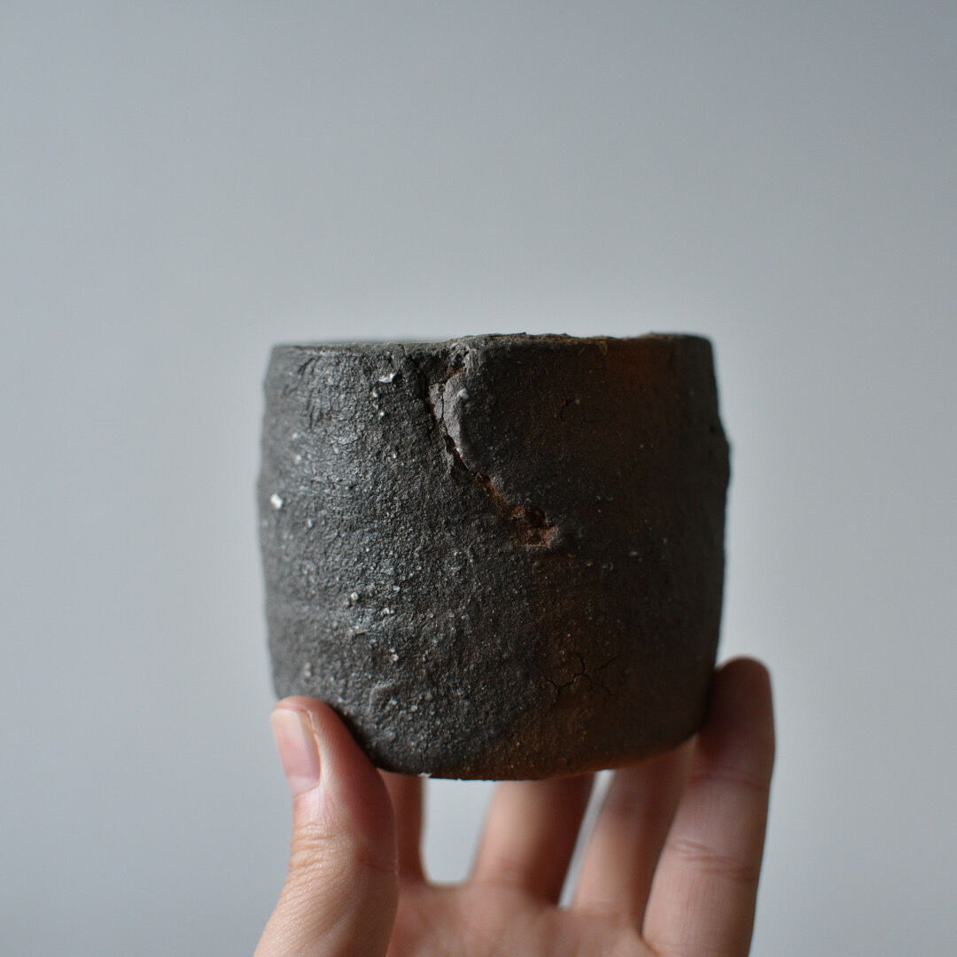 穴窯pot ／ 木村達哉 e004 すぎPLANTS