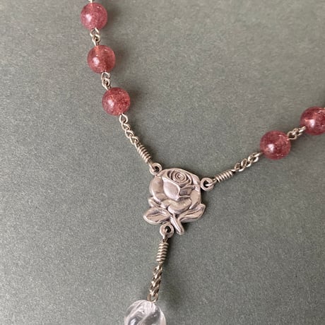 ＊展示＊ピンクエピドード＊聖エリザベトのチャプレット