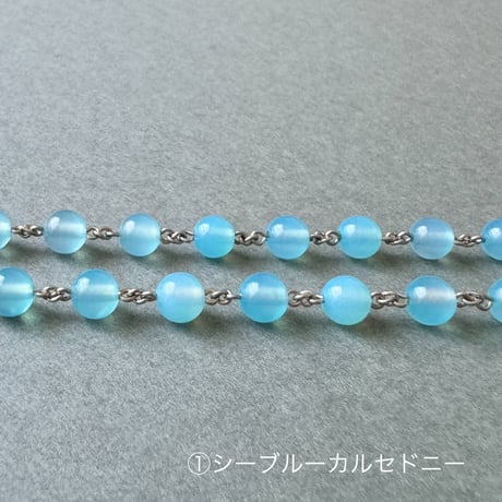 ＊大浦天主堂＊信徒発見の聖母＊5連ロザリオ（天然石6種類）