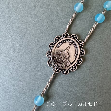 ＊大浦天主堂＊信徒発見の聖母＊5連ロザリオ（天然石6種類）