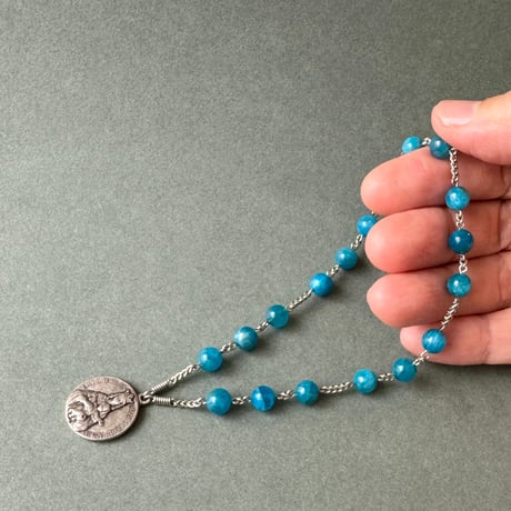 ＊大浦天主堂・信徒発見の聖母＊長崎のチャプレット（天然石4種類）