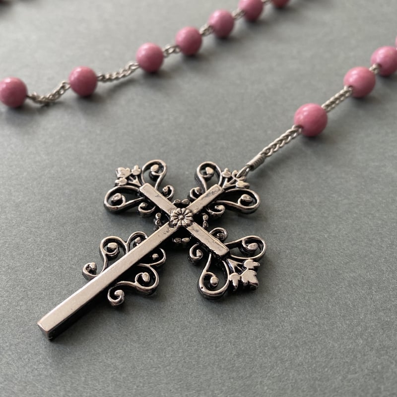 オーダー例＊大浦天主堂＊信徒発見の聖母＊ロードナイト（薔薇輝石）の