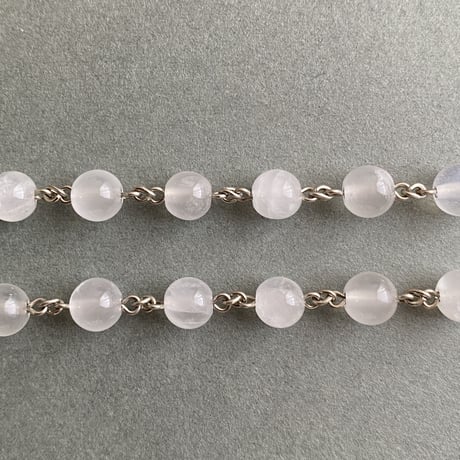 ＊展示＊聖エリザベトと悲しみの聖母＊ロイヤルブルームーンストーンの5連ロザリオ