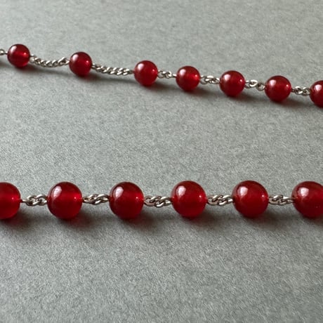 ＊大天使ミカエルと教皇フランシスコの5連ロザリオ（天然石4種類）