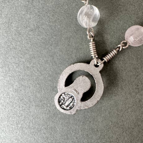 ＊ルルドのマリア様＊ローズクォーツのロザリオブレスレット