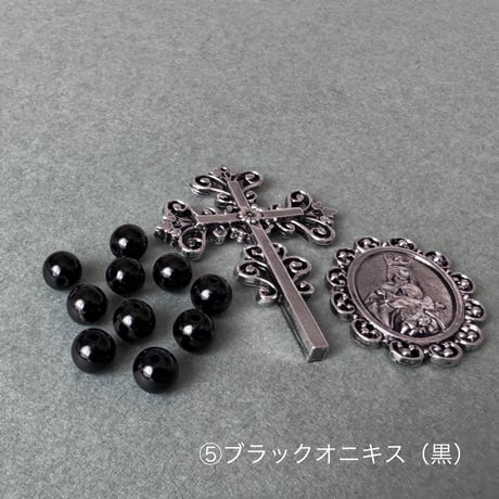 ＊大浦天主堂＊信徒発見の聖母＊5連ロザリオ（天然石6種類）