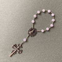 ＊オーダー例＊大浦天主堂＊ラベンダーアメジストの一連ロザリオ