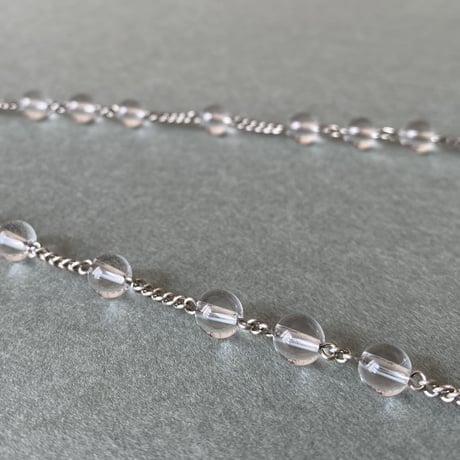 ＊大天使ミカエル＊天然水晶のチャプレット