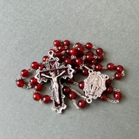 平和と祈りをつなぐ＊ナツメビーズの5連ロザリオ（限定1本） | 長崎