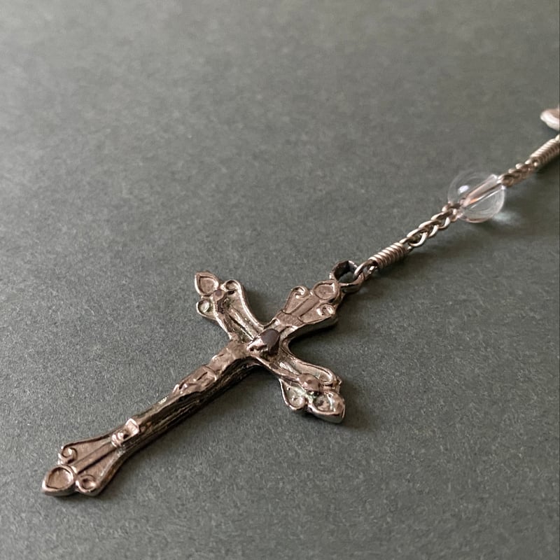 オーダー例＊薔薇とルルドの聖母×リジューの聖テレーズ＊天然水晶の