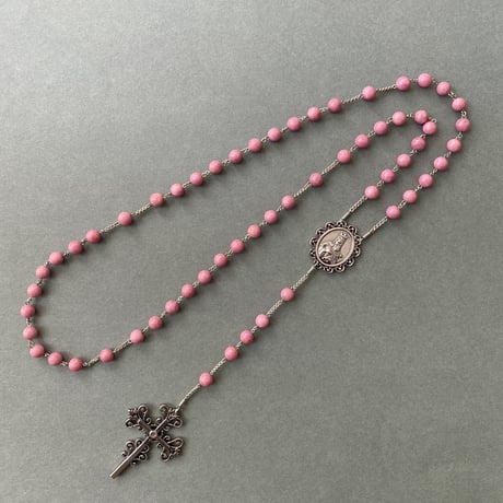 ＊展示＊大浦天主堂＊信徒発見の聖母＊ロードナイト（薔薇輝石）の5連ロザリオ