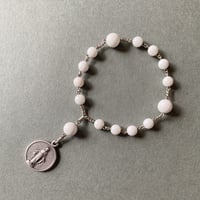 ＊展示＊ホワイトオニキス＊12の星の冠のチャプレット