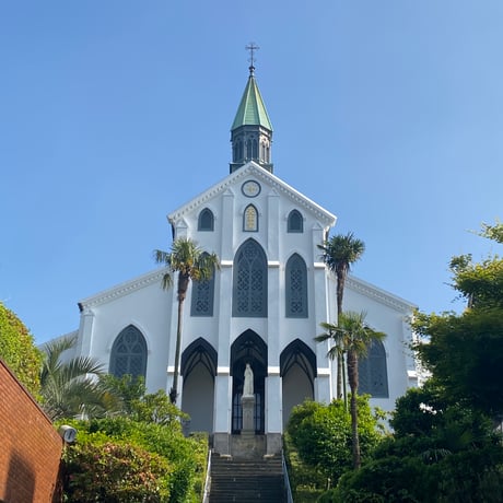 ＊大浦天主堂＊信徒発見の聖母＊5連ロザリオ（天然石6種類）