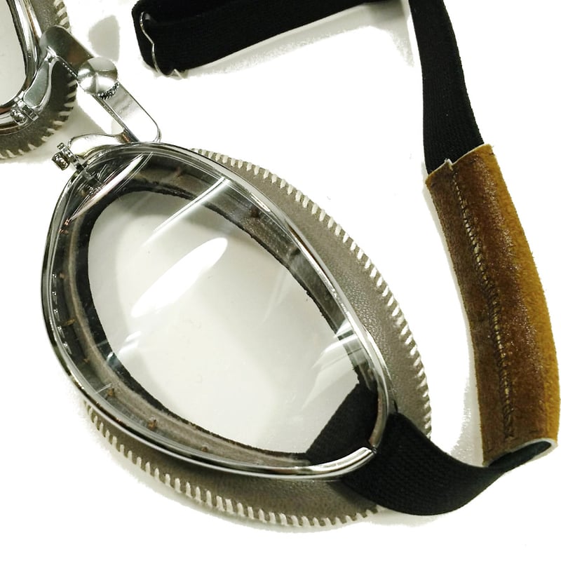 CHAPAL＜シャパル＞ゴーグル(S) Goggles leather Gray グレー (