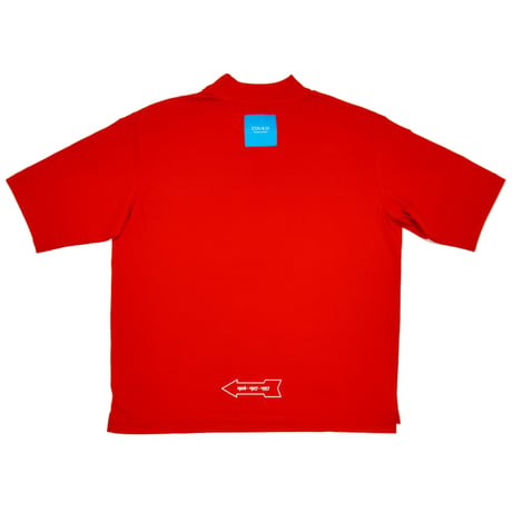 COURSE（コース） Tシャツ 半袖 メンズ  レッド コットン（CR412002-40）