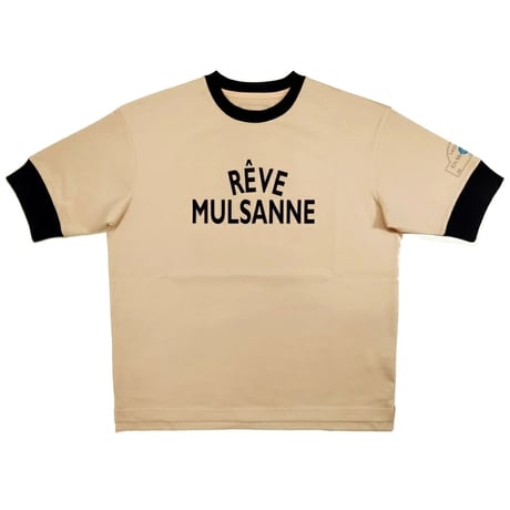 【新入荷】COURSE（コース） Tシャツ 半袖 レタード Rêve Mulsanne メンズ ピンクｘネイビー コットン 日本製( CR612002-138)