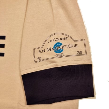 【新入荷】COURSE（コース） Tシャツ 半袖 レタード Rêve Mulsanne メンズ ピンクｘネイビー コットン 日本製( CR612002-138)