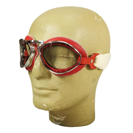 CHAPAL＜シャパル＞ゴーグル(L)レッド Large Model Goggles leather Rouge (CH001-40)