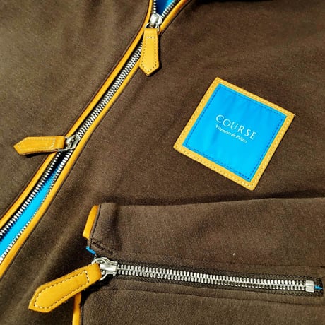 COURSE＜コース＞ジャージブルゾン Milano Rib Track Jacket Toupe ダークグレージュ(CR124002-70)