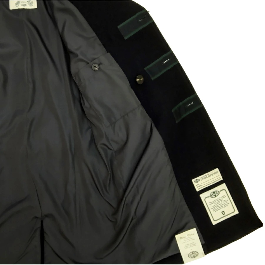 定番】ピーコート ロング メンズ 英国発祥のヨーロッパ製 ネイビー