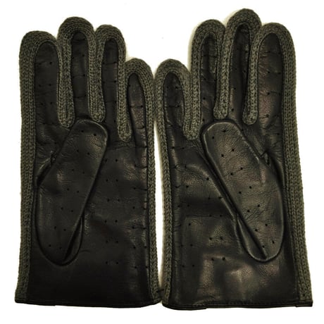 MEROLA＜メローラ＞ドライビンググローブ Knitting Driving Glove NGダークグレーｘグレー (ME119001/90)