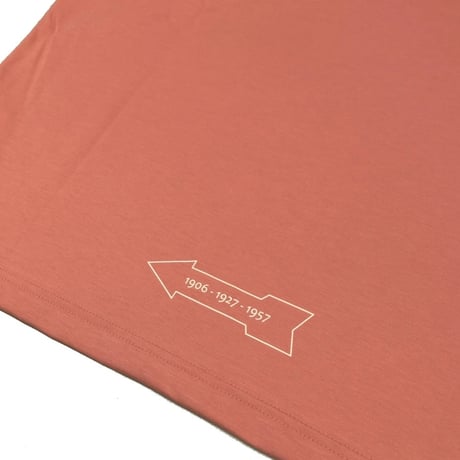 COURSE（コース） Tシャツ 半袖 メンズ  ピンクｘホワイトライン コットン 別布縫付けライン柄（CR312001-30）