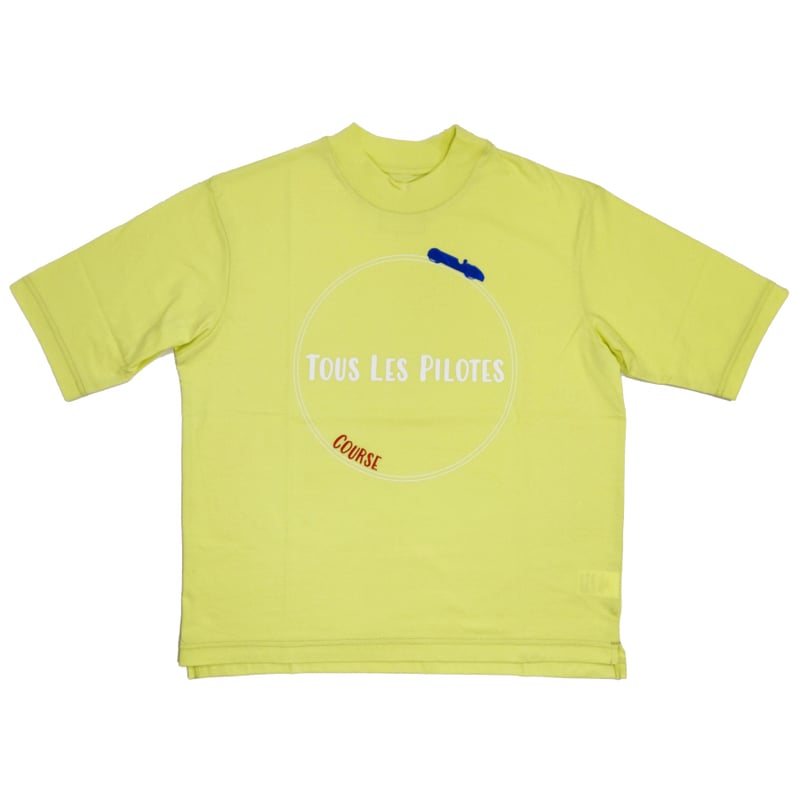COURSE（コース） Tシャツ 半袖 メンズ イエロー コットン