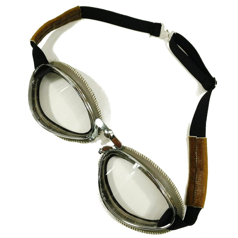 CHAPAL＜シャパル＞ゴーグル(S) Goggles leather Gray グレー (