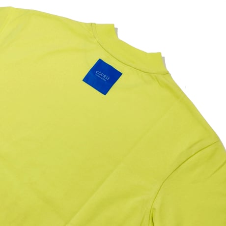 COURSE（コース） Tシャツ 半袖 メンズ  イエロー コットン(CR412001-20)