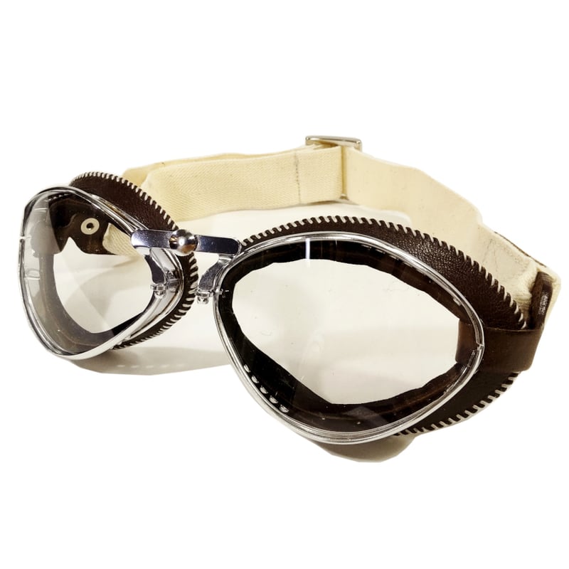 CHAPAL　ゴーグル CHAPAL シャパル フランス製 羊革 ゴーグル(L) ブラウン クラシック