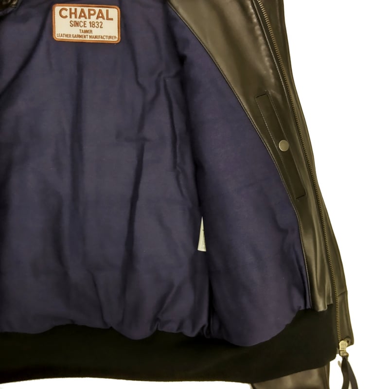 CHAPAL（シャパル） フランス製 G1タイプ ブルゾン 羊革 メンズ
