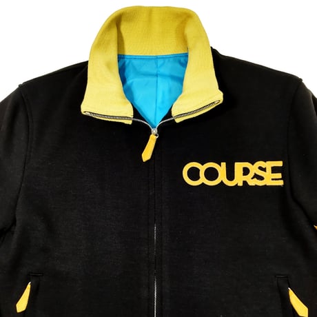 COURSE＜コース＞ジャージブルゾン  Wool Ponch Driving Blouson NY ネイビー (CR124001-80)
