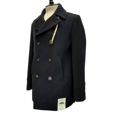 CAMPLIN（カンプリン） 【定番】ピーコート メンズ 英国発祥のヨーロッパ製 ネイビー 中綿入り 【Pコート発祥】【英国海軍御用達】【ROYAL NAVY】(CP324003-80)